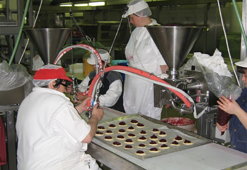 Plnička RSP 11.1 plnění koláčů