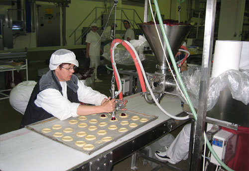 Plnička RSP 11.1 plnění koláčů